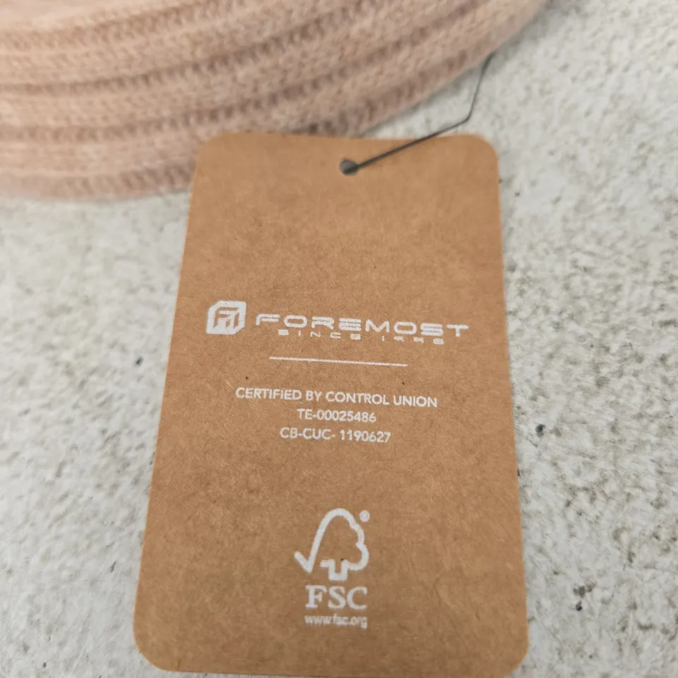 MERINO WOOL BEANIE HAT – BEIGE, RWS CERTIFIED