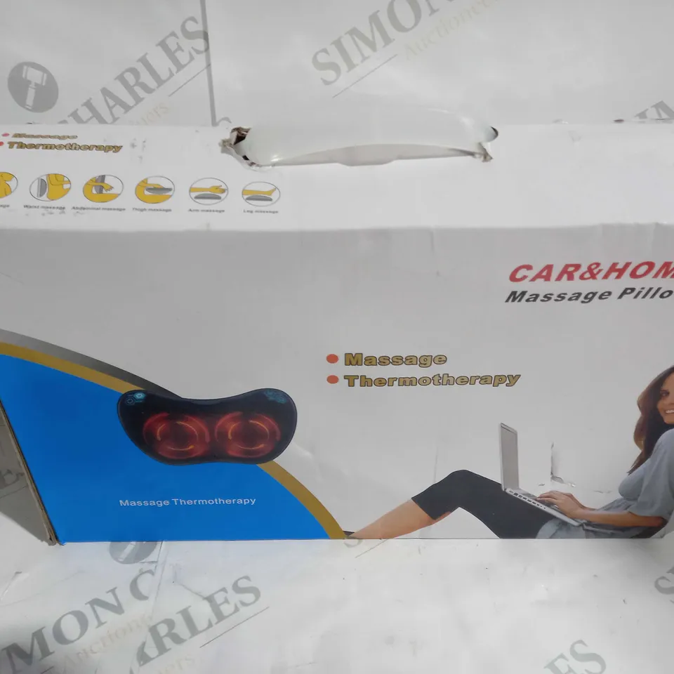 BOXED CAR & HOME MASSAGE PILLOW