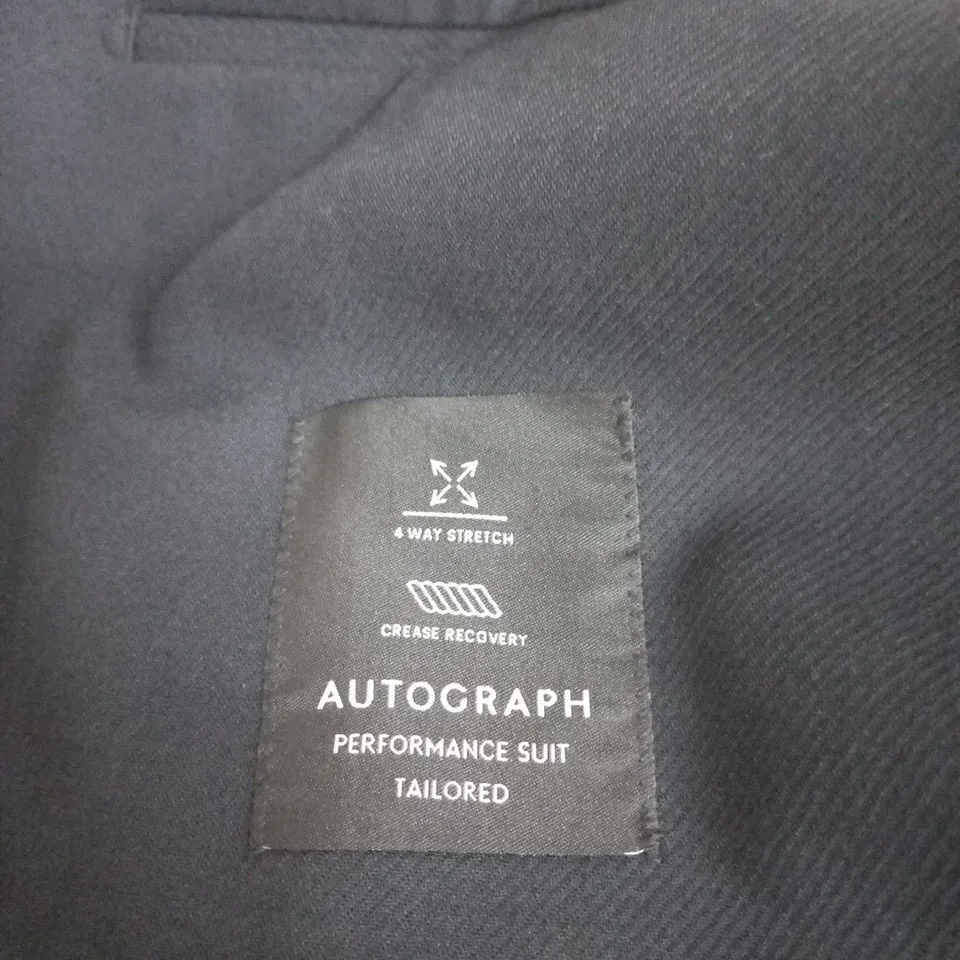 AUTOGRAPH TAILORED PERFORMANCE SUIT – MEN’S BLACK JACKET, SIZE S