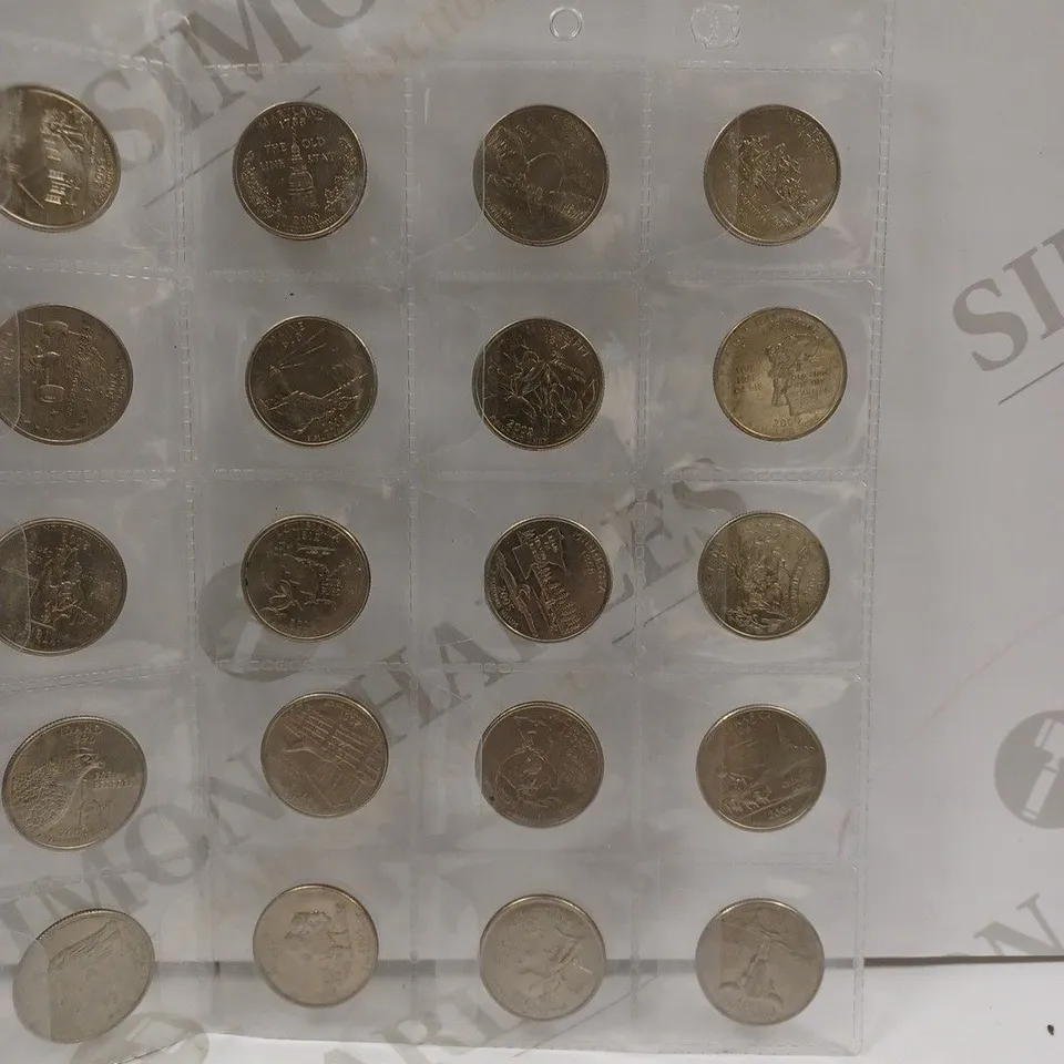 PACK TO CONTAIN APPROX. 30 X ASSORTED AMERICAN HISTORICAL COLLECTORS QUARTERS, DESIGNS VARY 