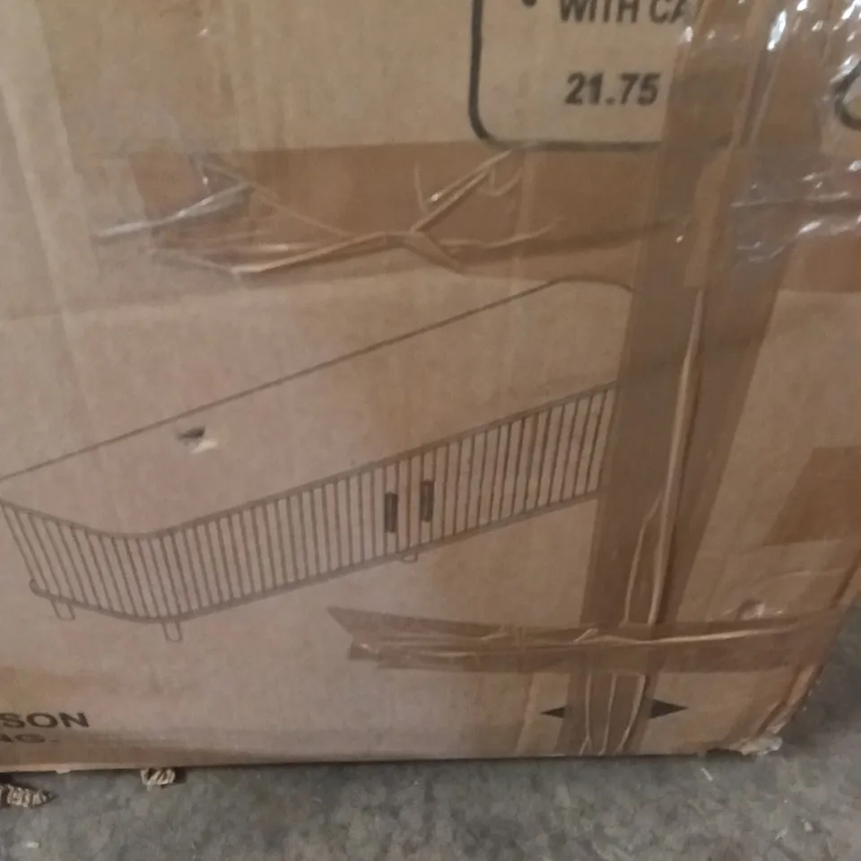 BOXED BIRLEA AXEL FLUTED SMALL TV UNIT - WALNUT 