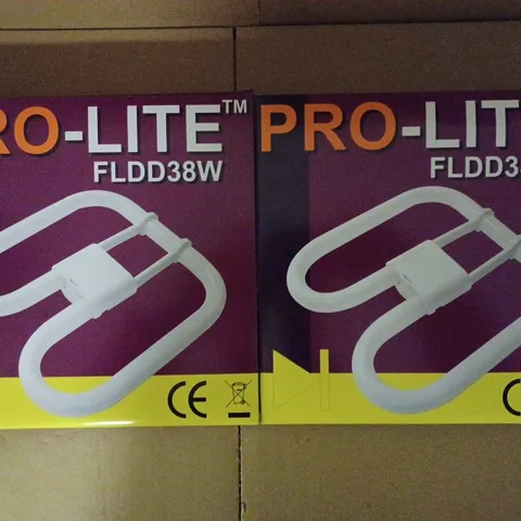 LOT OF 2 BRAND NEW PRO-LITE FLOURSCENT LAMP 2-PIN 38W 3500K WHITE