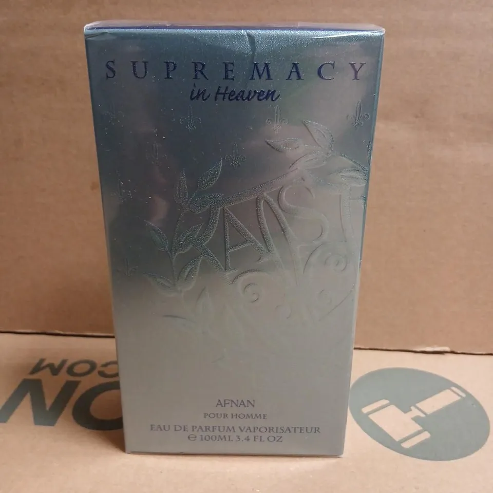 BOXED AND SEALED SUPREMACY IN HEAVEN AFNAN POUR HOMME 100ML