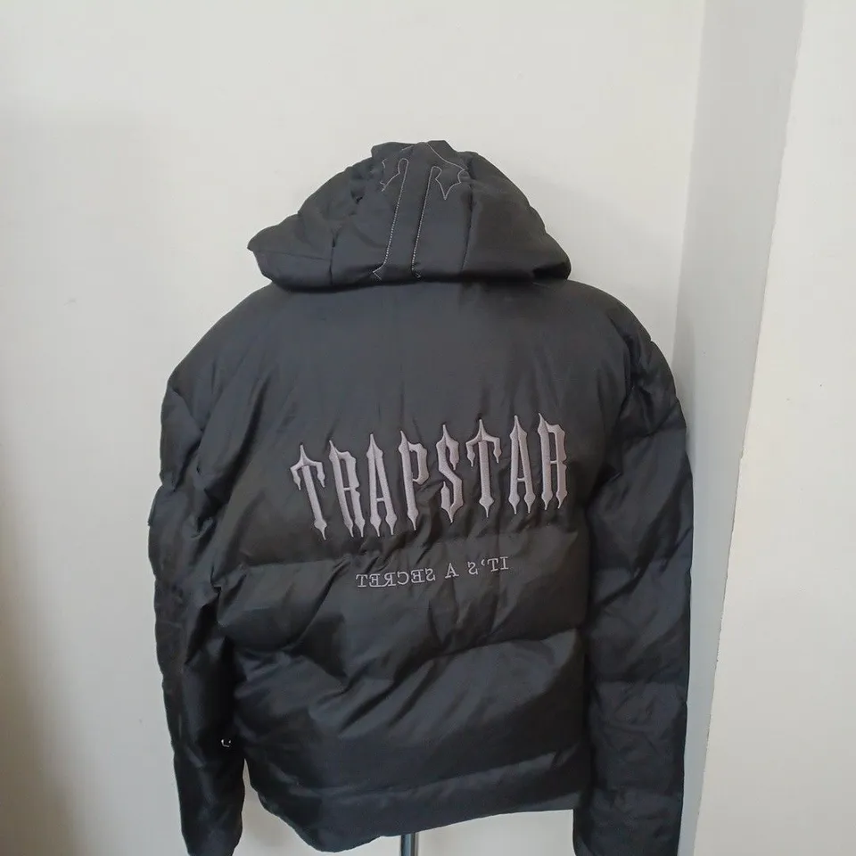 TRAPSTAR DECODED 2022 HOODED PUFFER COAT SIZE LARGE 