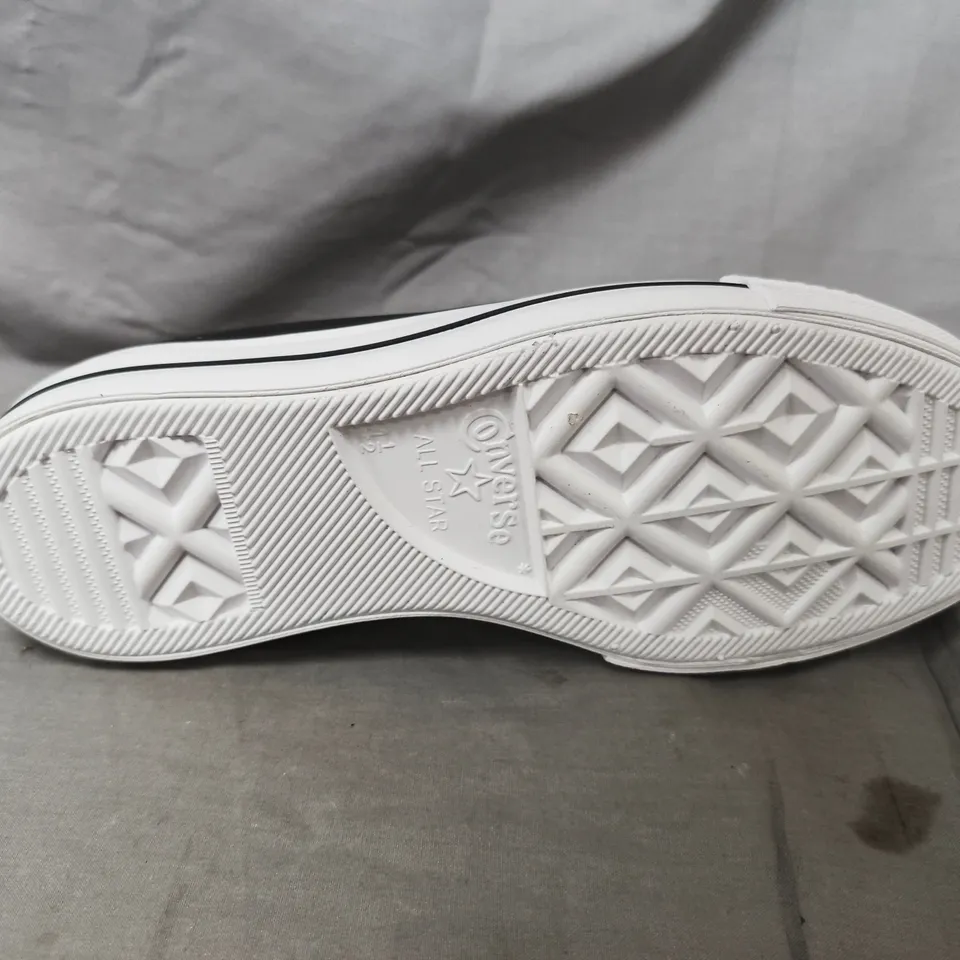 CONVERSE LEATHER LIFT HI-TOP TRAINERS – BLACK - SIZE 4.5