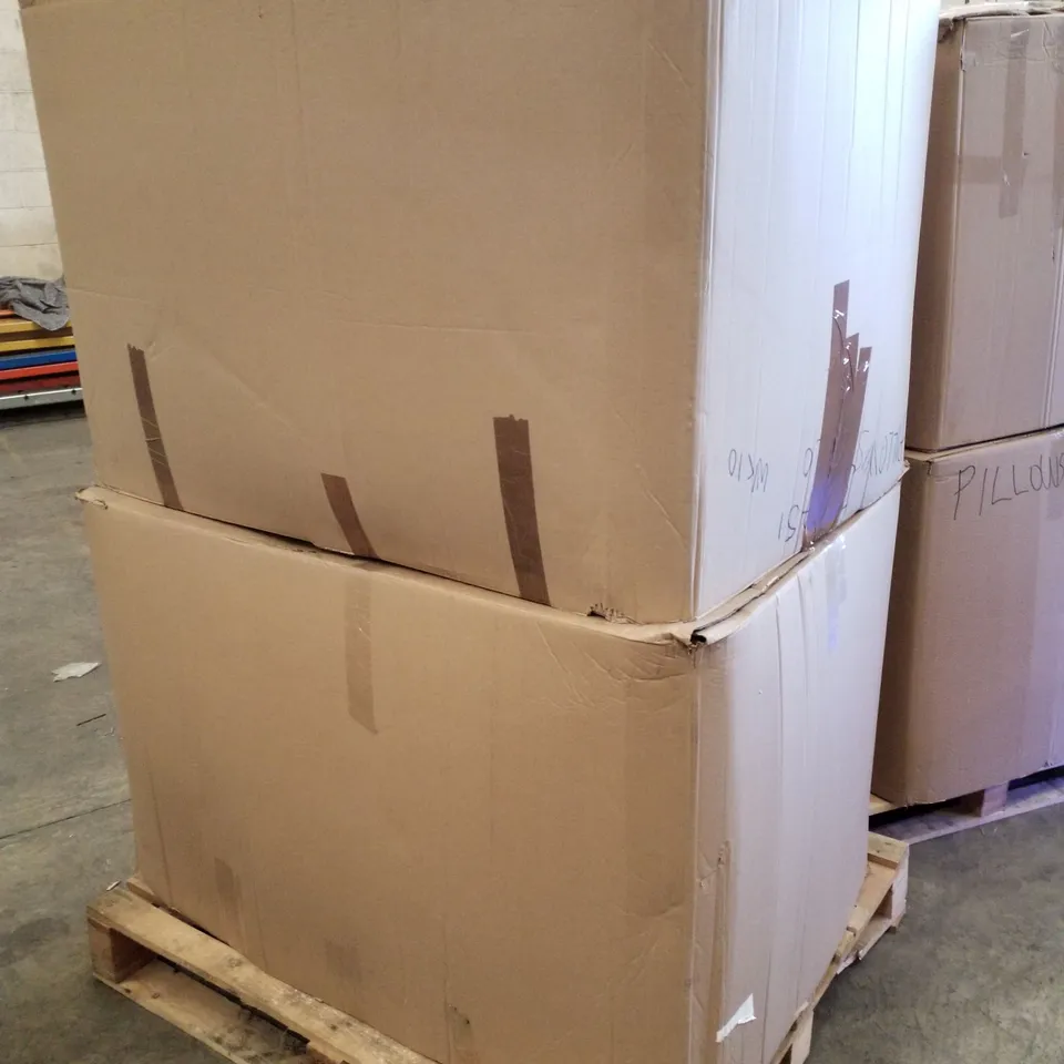 PALLET OF 2 BOXES CONTAINING ASSORTED PILLOWS & CUSHIONS