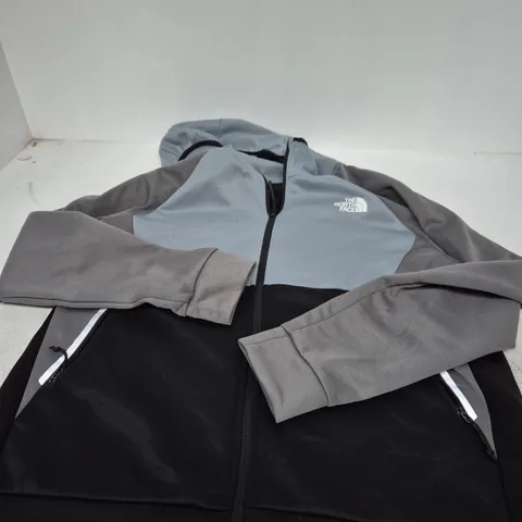 THE NORTH FACE MEN'S JACKET – GREY/BLACK, SIZE XL