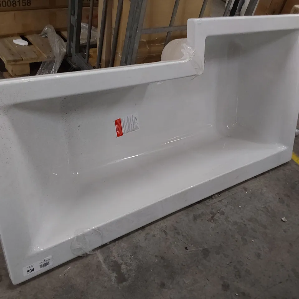 L SHAPED SHOWER BATH Length 167cm