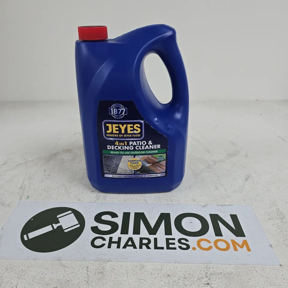 JEYES 4-IN-1 PATIO & DECKING CLEANER – 4L
