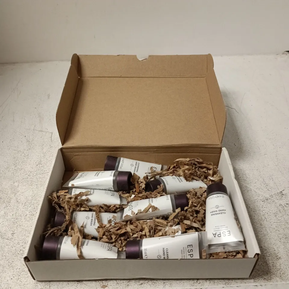 ESPA CLEANSING HAND WASH – SET OF 10 TRAVEL TUBES (BOXED)