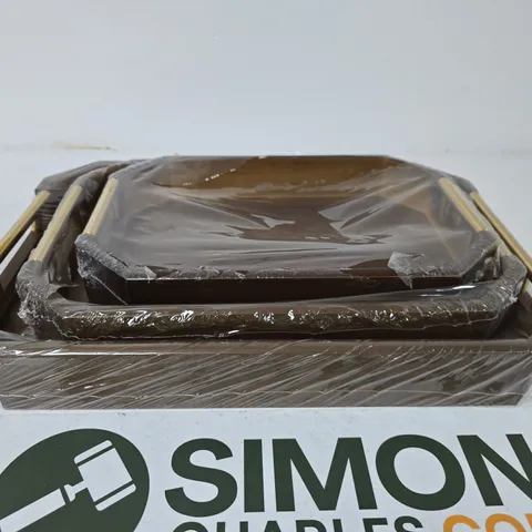 DECORATIVE NESTING TRAY SET 
