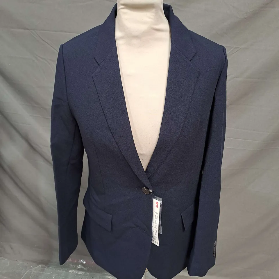 UNIQLO WOMENS JACKET IN NAVY SIZE XXS