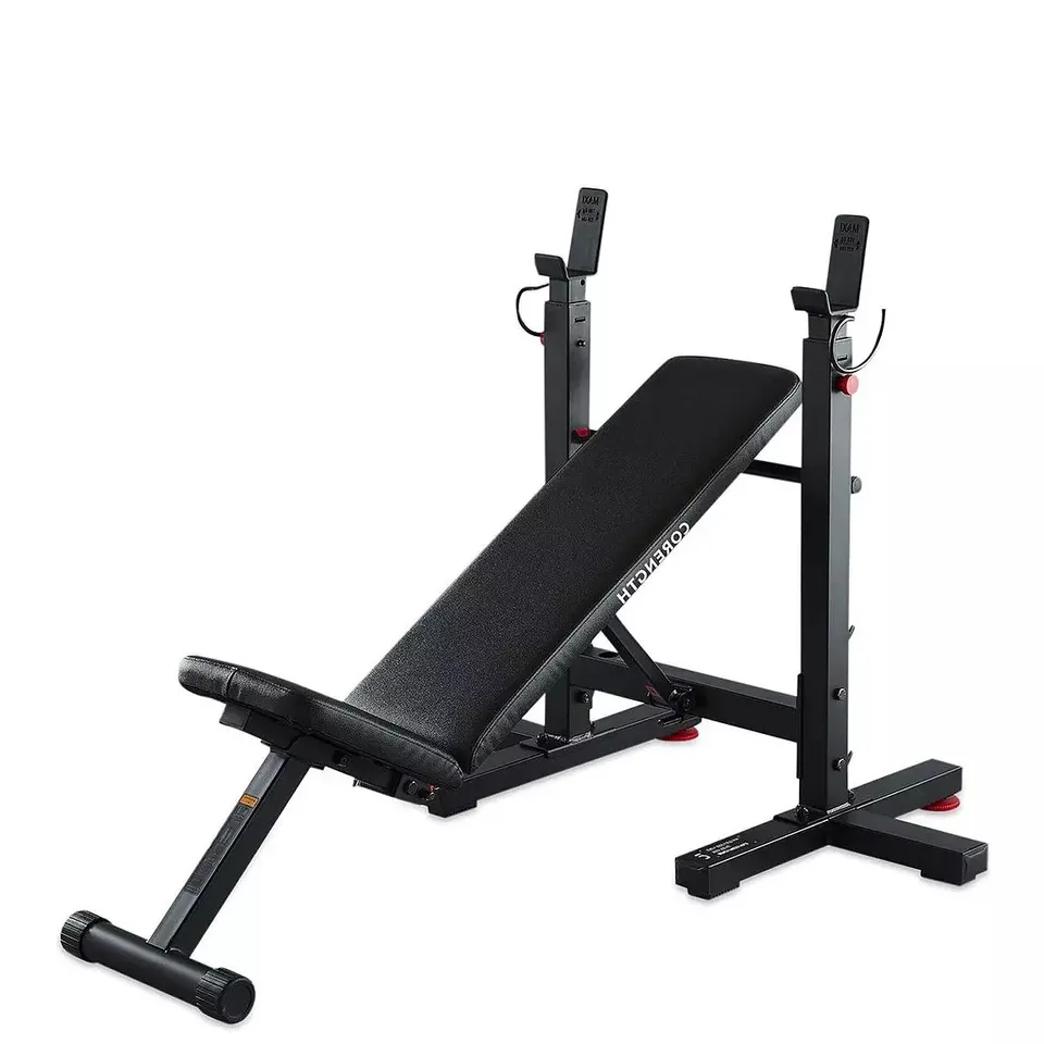 DECATHLON TILTABLE WEIGHTS BENCH WITH COLLAPSIBLE PEGS - BENCH PRESS FOLD