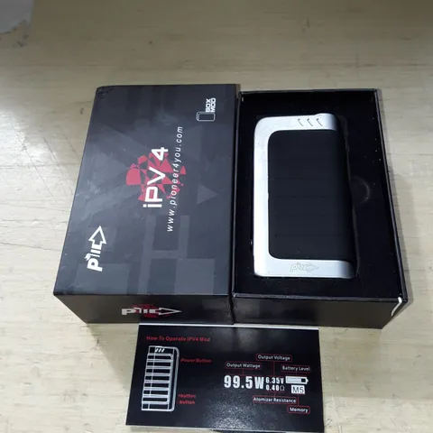 BOXED IPV 4 BOX MOD KIT- SILVER