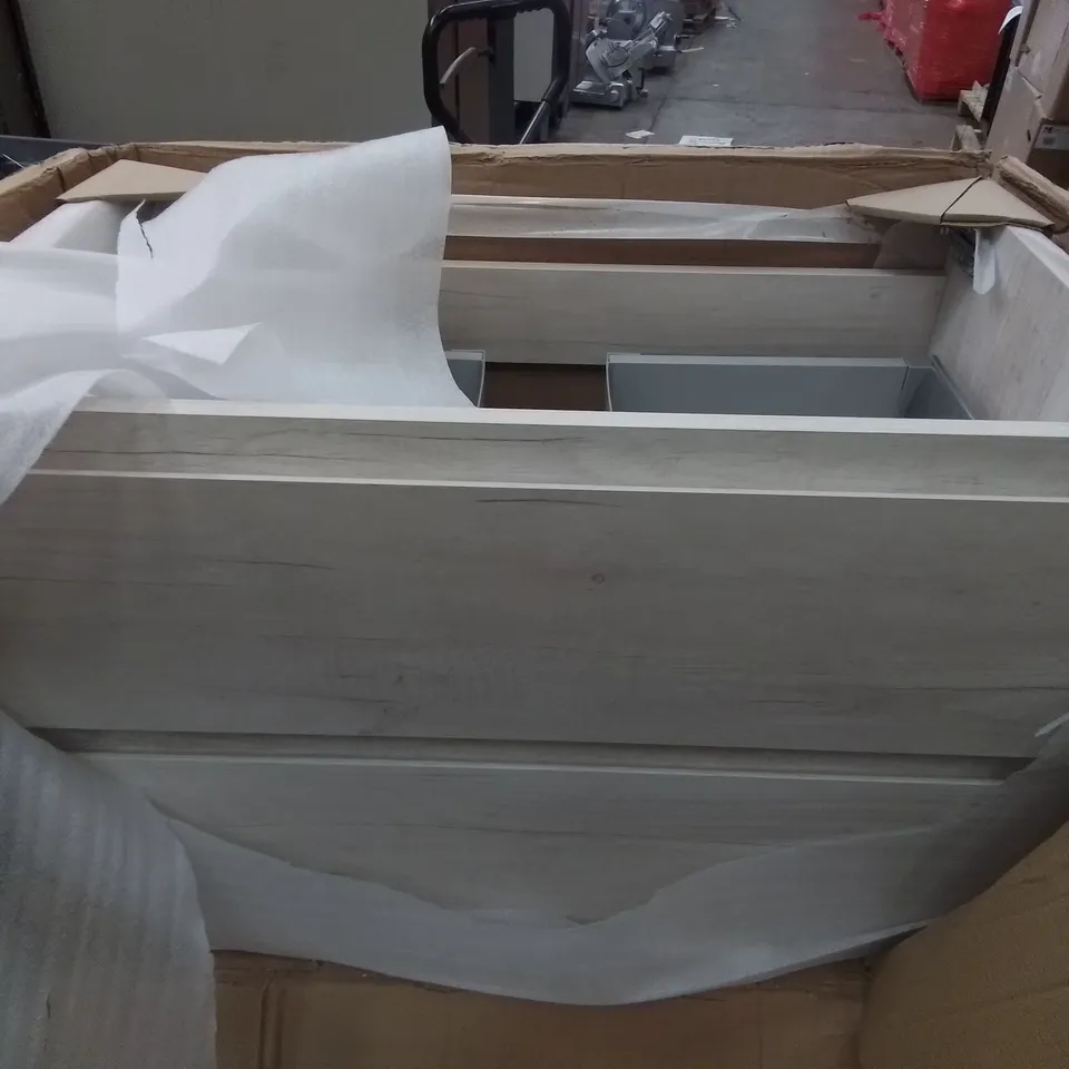 BOXED BRENTA WALL HUNG VANITY 800MM LIMED OAK