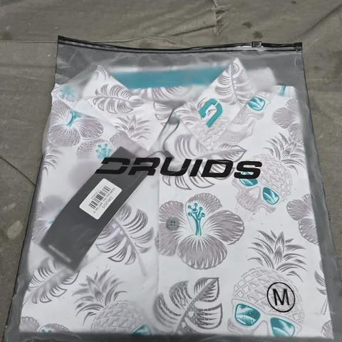 DRUIDS PINEAPPLE SKULL POLO - SIZE M