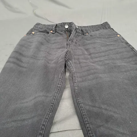 MOTEL DENIM ROOMY WASHED BLACK JEANS - W26 L32