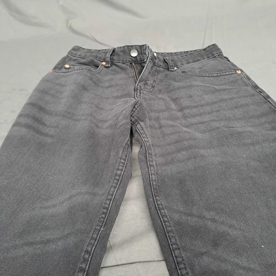 MOTEL DENIM ROOMY WASHED BLACK JEANS - W26 L32