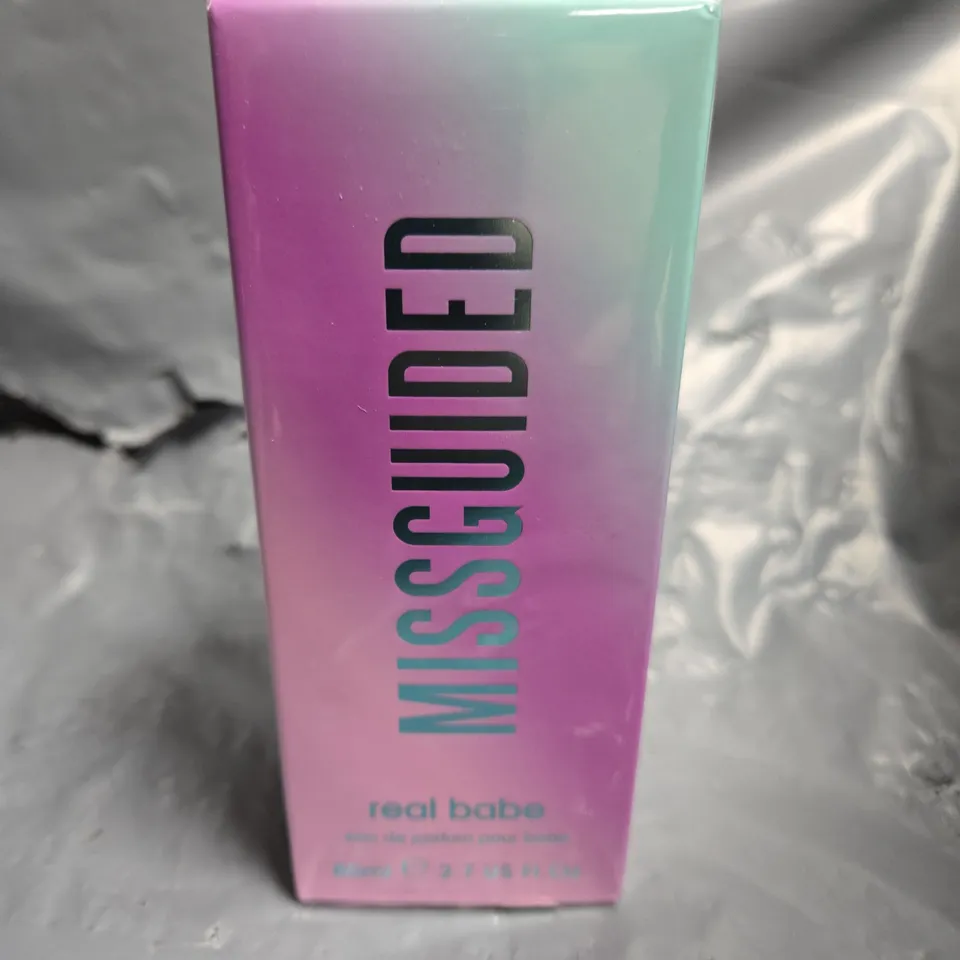 BOXED AND SEALED MISSGUIDED REAL BABE EAU DE PARFUM POUR BABE 80ML