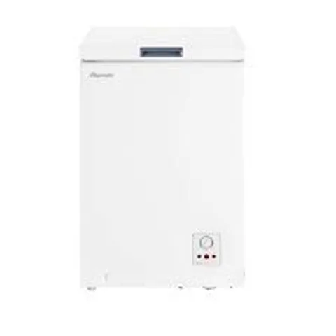 BOXED FRIDGEMASTER MCF96E FREESTANDING 96L CHEST FREEZER - WHITE