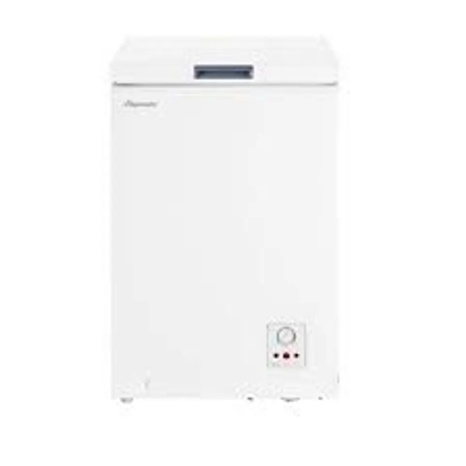 BOXED FRIDGEMASTER MCF96E FREESTANDING 96L CHEST FREEZER - WHITE