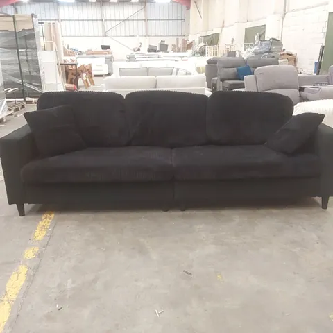 QUALITY DESIGNER CORDUROY 4 SEATER SOFA