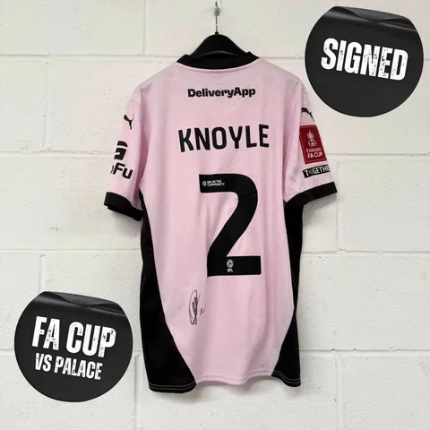 #2 - Kyle Knoyle - FA Cup Football Shirt 24/25 - Size M - Signed