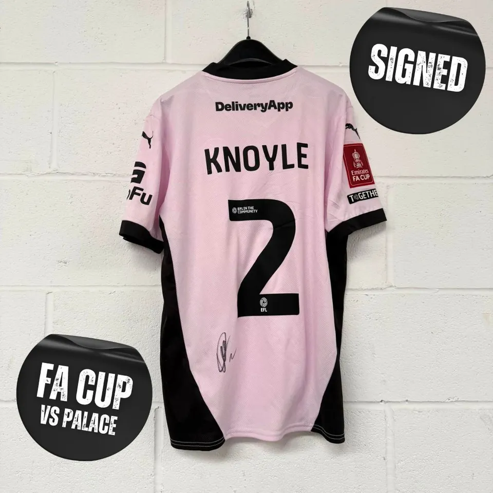 #2 - Kyle Knoyle - FA Cup Football Shirt 24/25 - Size M - Signed