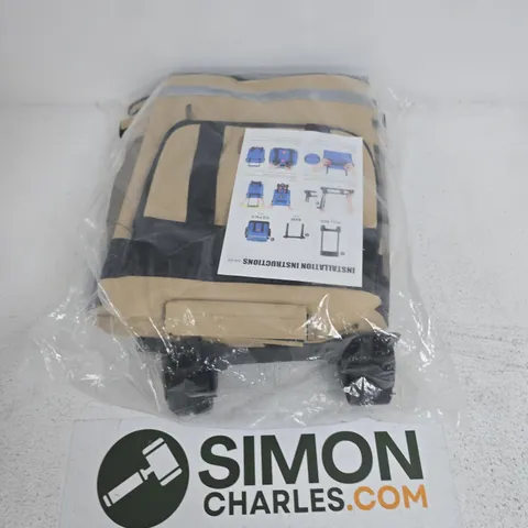 BAGGED WHEELED ICE PACK IN SAND