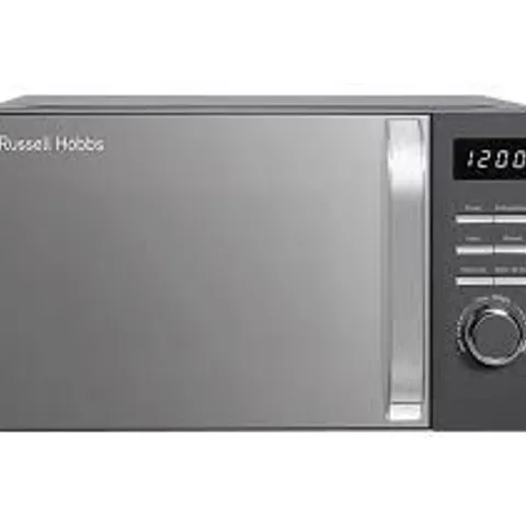 BOXED RUSSELL HOBBS 20 LITRE DIGITAL MICROWAVE- GREY // RHMD818G