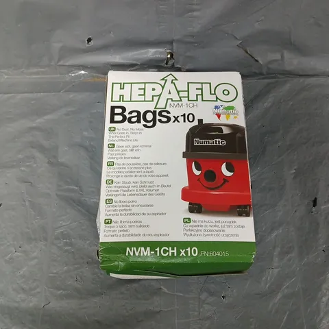 HEPA FLO BAGS X10 - NUMATIC
