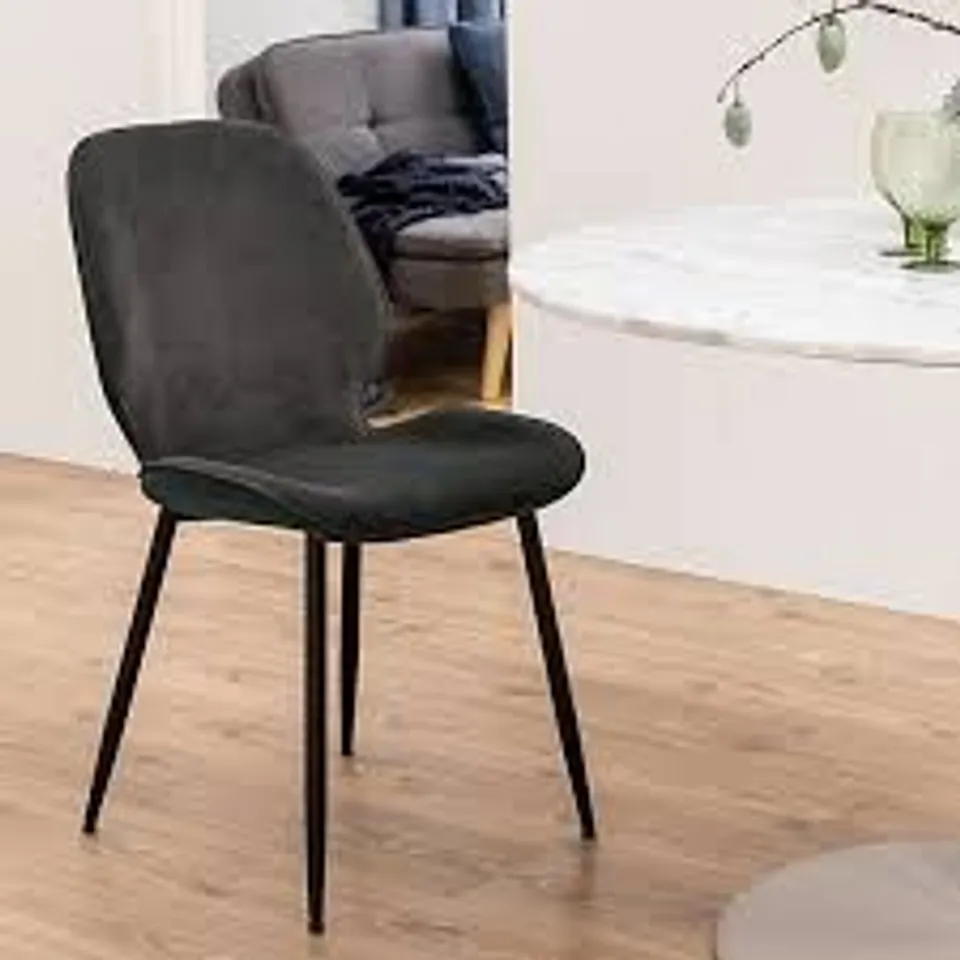 BOXED FEMKE DINING CHAIR IN ANTHRACITE SET OF 4