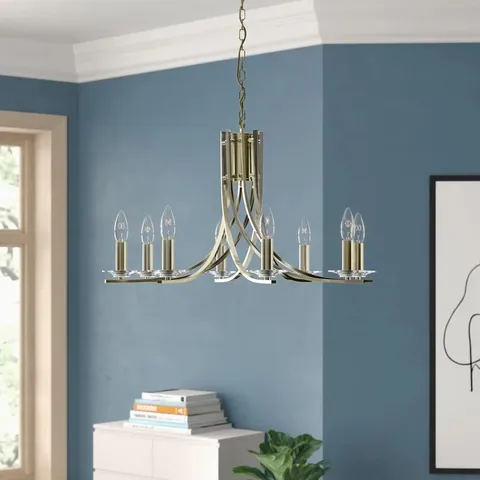 BOXED PAMELIA 8-LIGHT CANDLE STYLE CHANDELIER