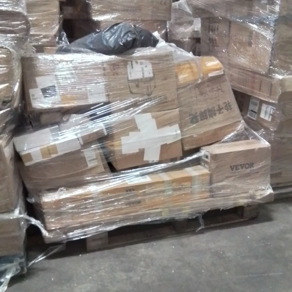 PALLET OF ASSORTED HOUSEHOLD GOODS AND PRODUCTS TO INCLUDE;KITCHEN FAUCET,HANDBAG,STORAGE BOX