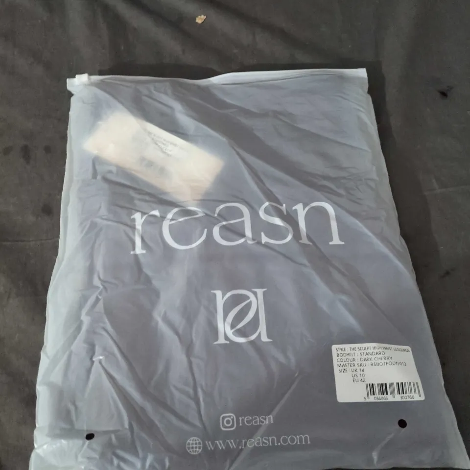 Reason The Sculpt High Waist Leggings – Dark Cherry, UK 14 (US 10, EU 42)