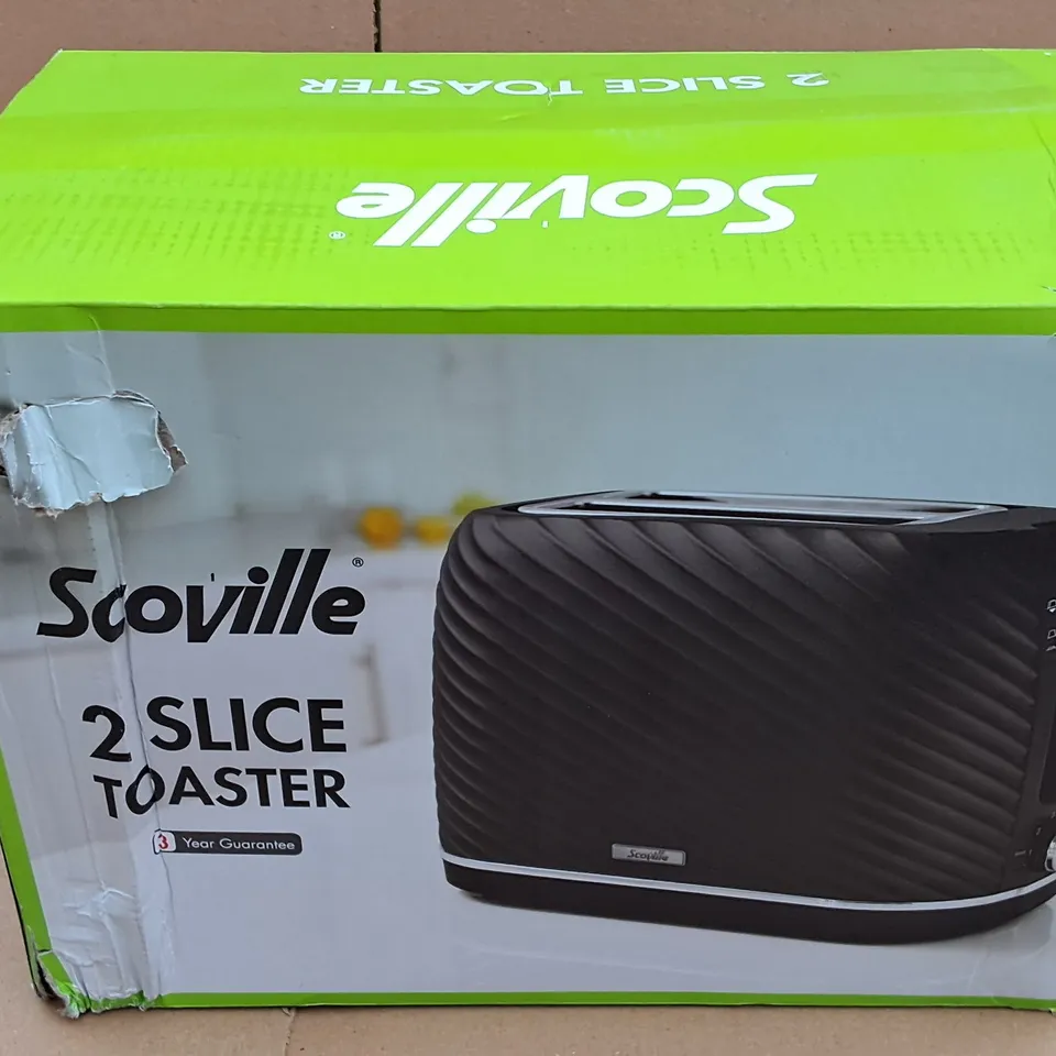 BOXED SCOVILLE 2-SLICE TOASTER