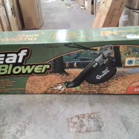 BOXED GRANDMA SHARK LEAF BLOWER