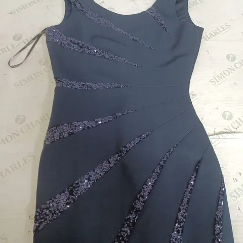 GUESS NAVY SHOULDER STRAP DRESS - SIZE 8