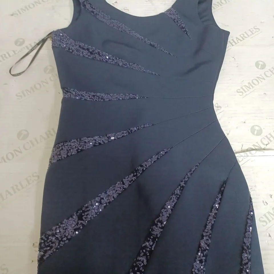GUESS NAVY SHOULDER STRAP DRESS - SIZE 8