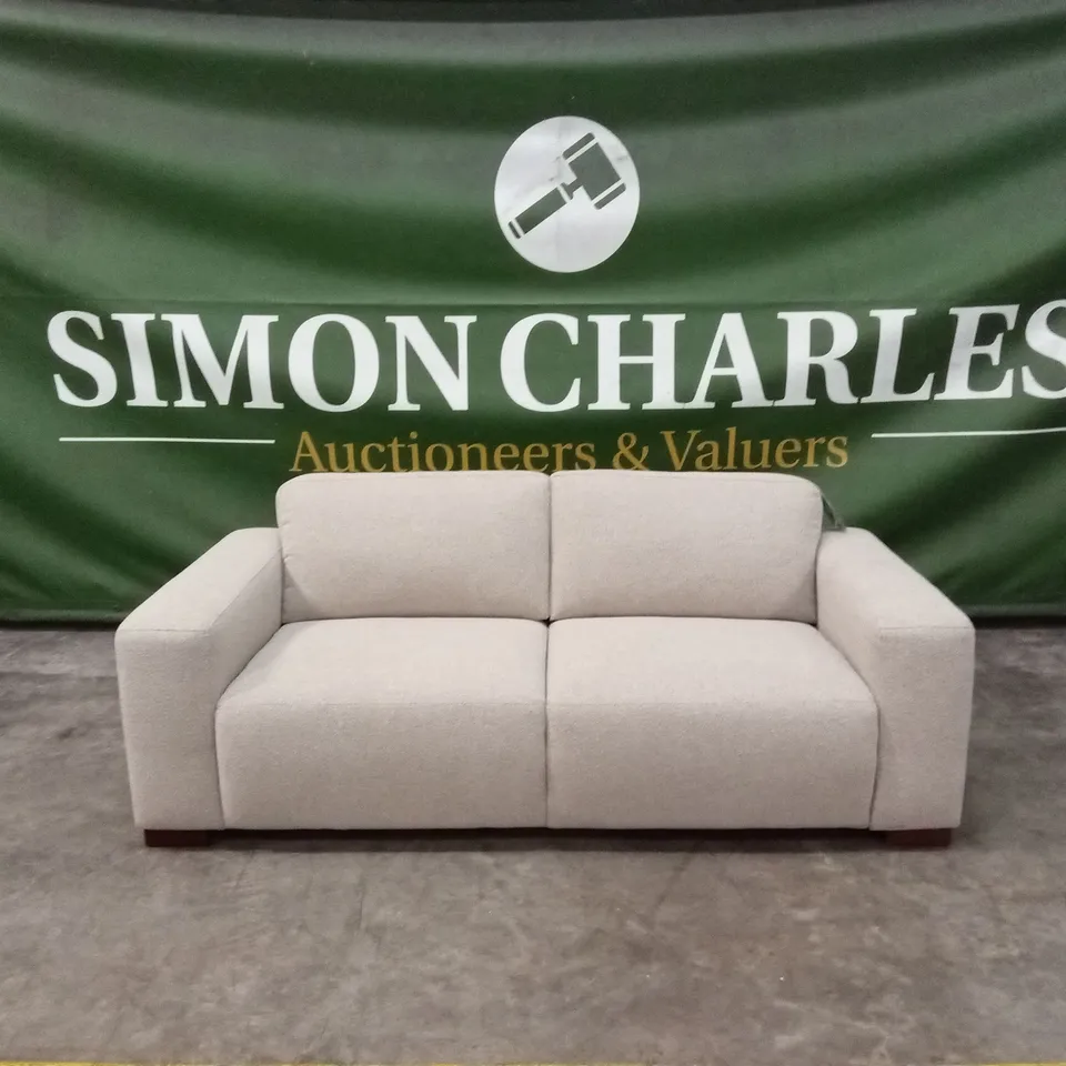 CORTES 3 SEATER FABRIC SOFA - NATURAL RRP £799