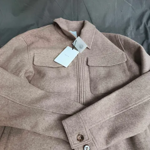 RAITH FABIEN ZIP-THROUGH JACKET – OATMEAL, SIZE M