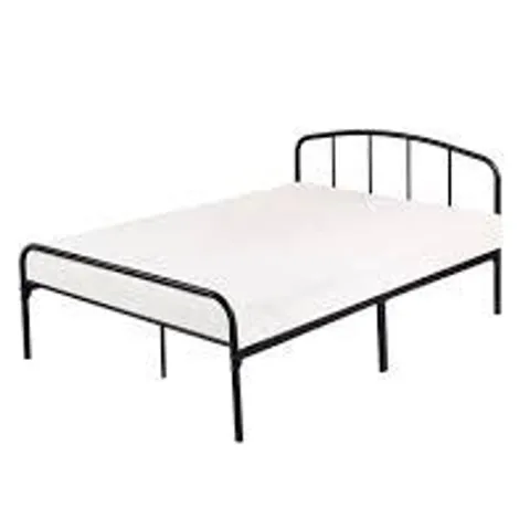 BRAND NEW BOXED MILTON 4'0 SMALL DOUBLE BED - BLACK