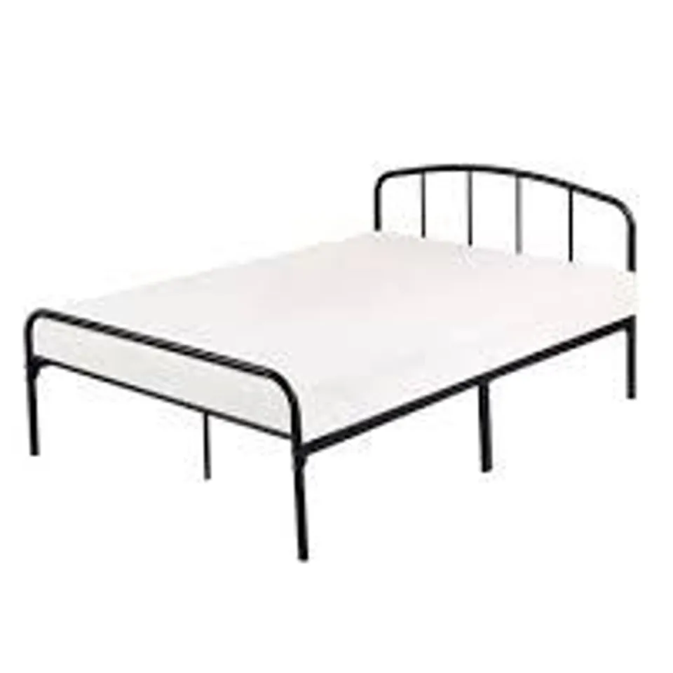 BRAND NEW BOXED MILTON 4'0 SMALL DOUBLE BED - BLACK