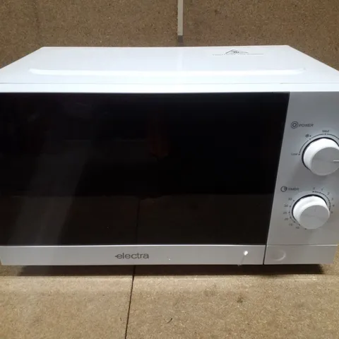 BOXED ELECTRA MWSM20LW MICROWAVE OVEN - WHITE