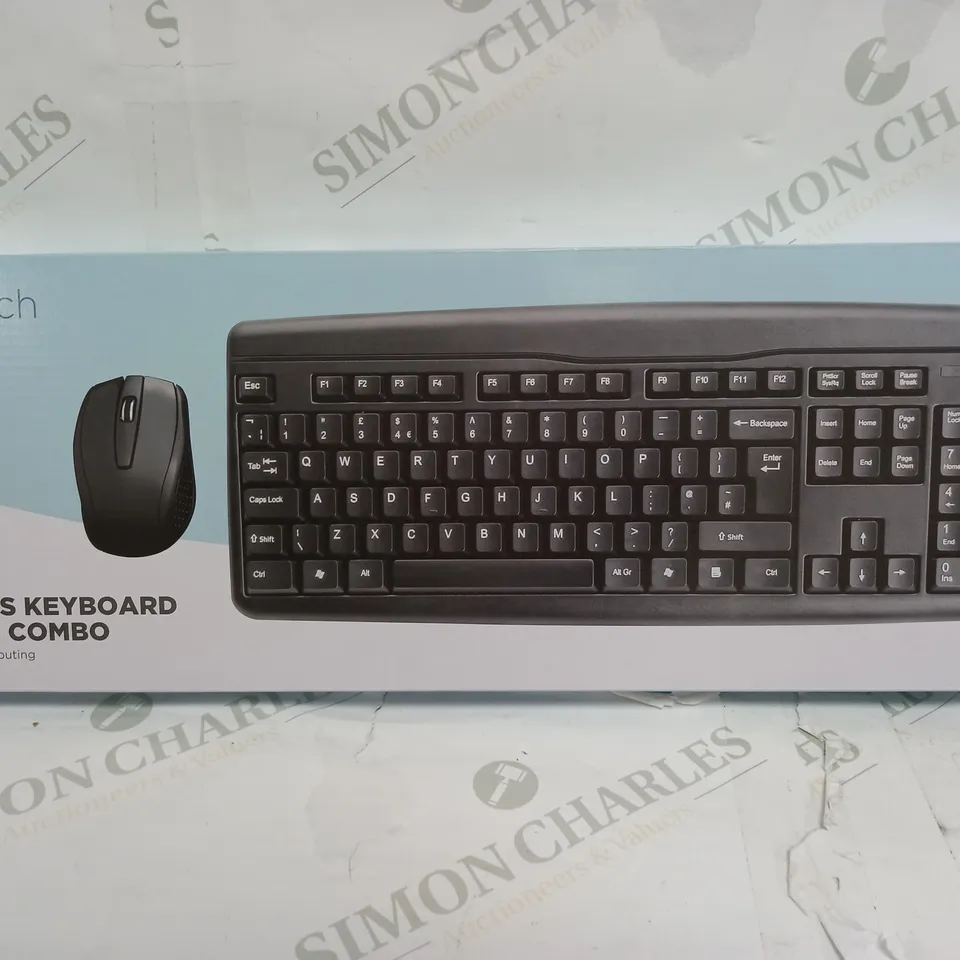 4 X BRAND NEW BOXED WIRELESS KEYBOARD & MOUSE COMBO SET