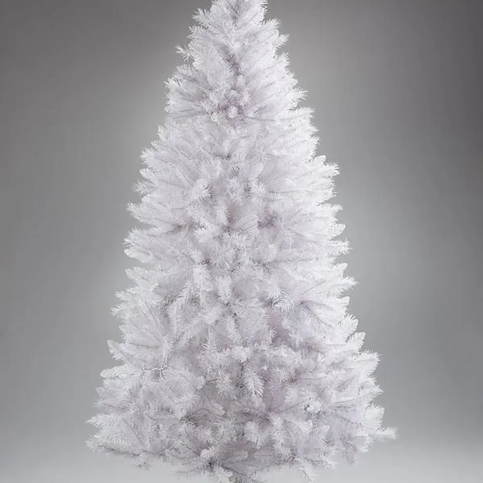 BOXED 7FT WHITE REGAL PRE-LIT CHRISTMAS TREE RRP £189.99