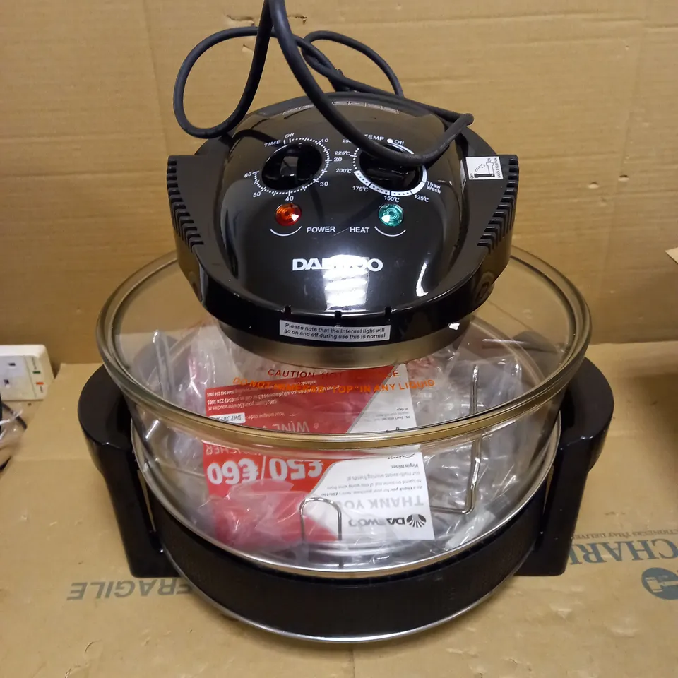 DAEWOO DELUXE 17L 1300W HALOGEN AIR FRYER 