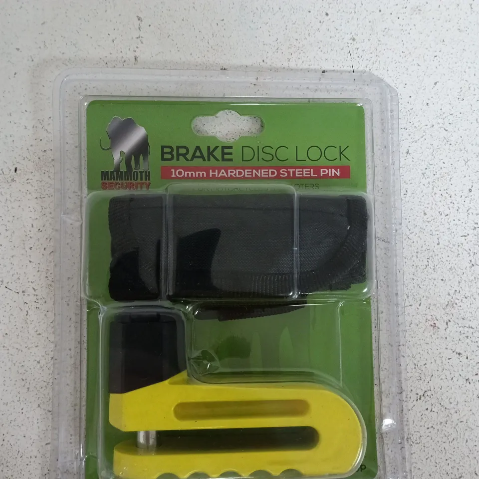 Mammoth Security Brake Disc Lock – 10mm Hardened Steel Pin