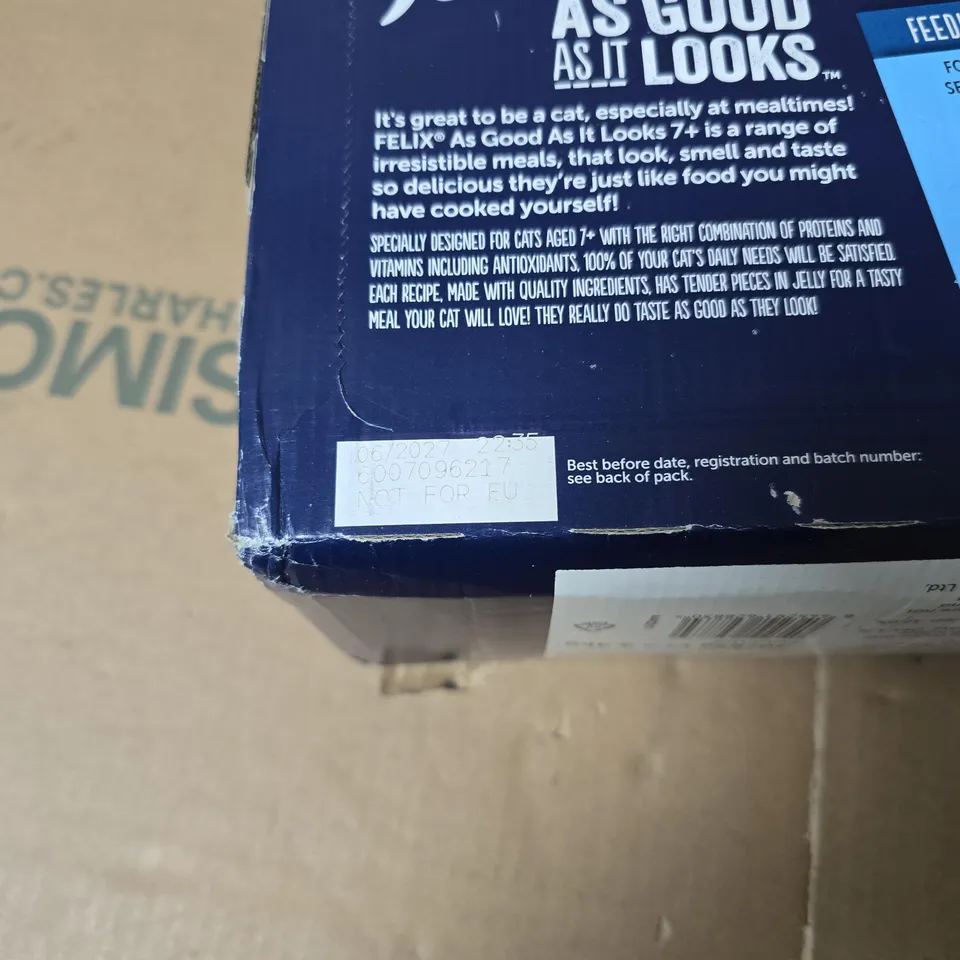 PURINA FELIX 40 POUCH JUMBO PACK TROUT/SARDINE/TUNA/SALMON BOXED