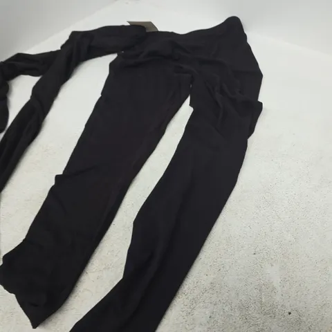 NEW LOOK WOMEN'S 2 PACK LEGGINGS – BLACK, UK 8 (EU 36) MID RISE